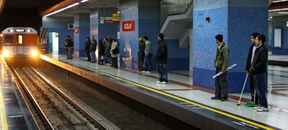 Ankara metrosunda korkunç olay!