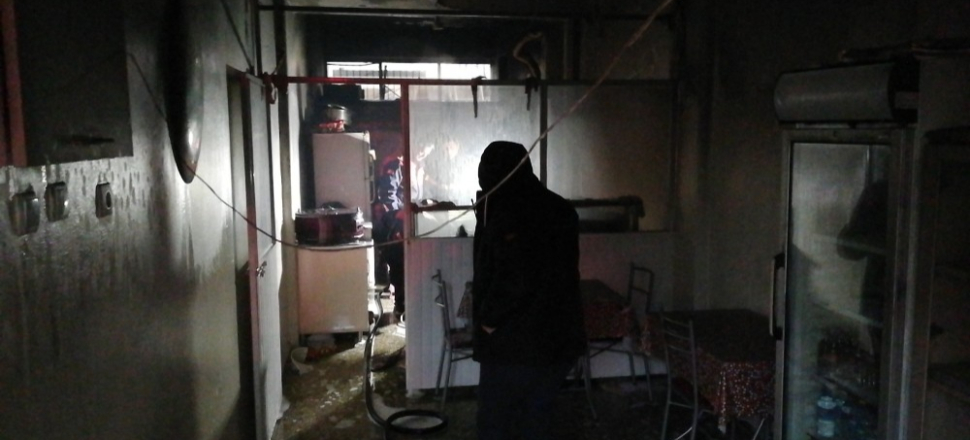 Aydın'da aperatif salonunda ocak alev aldı: 2 yaralı
