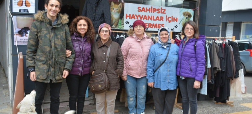Sinop’ta sokak hayvanlarına destek kermesi