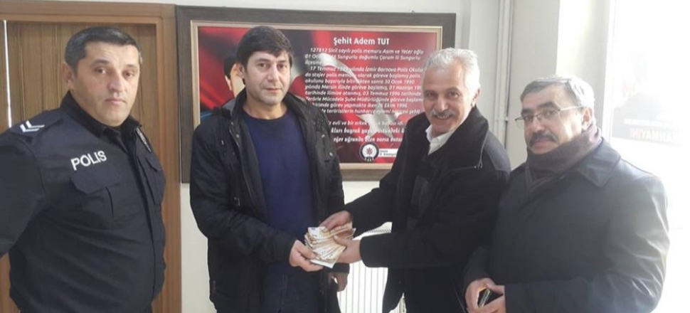 Sivas'ta gurbetçinin otobüste unuttuğu 8 bin euro bulundu