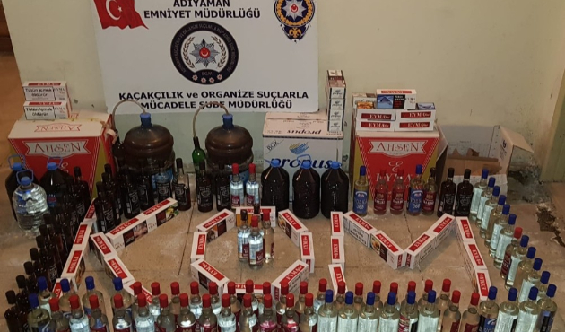 Adıyaman'da yılbaşı öncesi sahte içki operasyonu