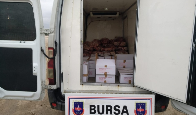 Bursa’da 1 ton kaçak kesim et ele geçirildi