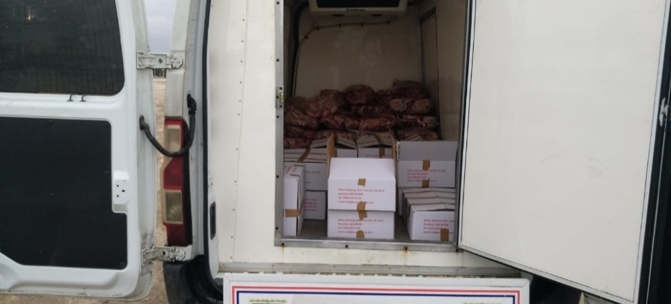Bursa’da 1 ton kaçak kesim et ele geçirildi