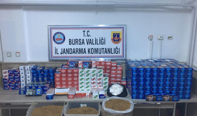 Bursa jandarmadan ’Makaron’ operasyonu