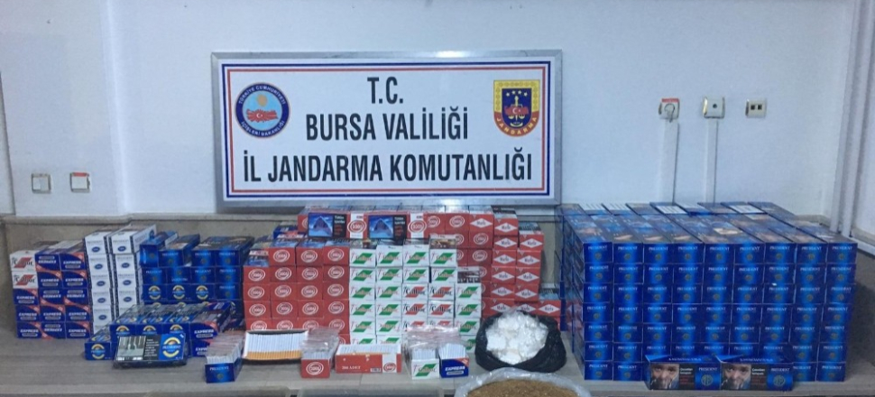 Bursa jandarmadan ’Makaron’ operasyonu
