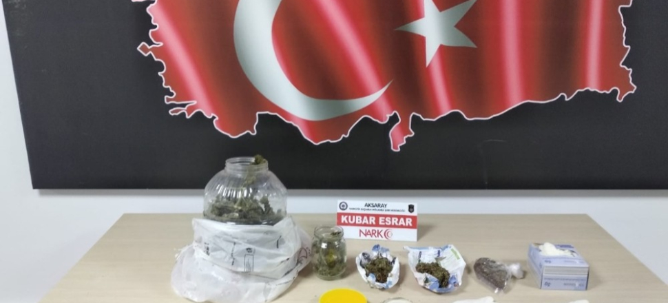 Aksaray’da uyuşturucu operasyonu: 1 tutuklama