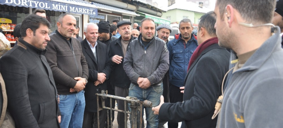 Hakkari'de Kaymakam Kendüzler’den esnaf ziyareti