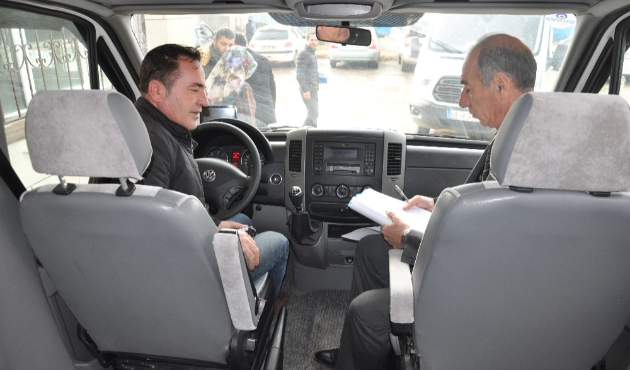 Muş Bulanık’ta okul servis araçları denetlendi