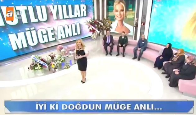 Müge Anlı ile Tatlı Sert'te sürpriz doğum günü kutlaması...