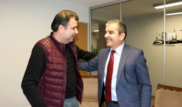 Rıdvan Özüm’den, Yerel Kültür Derneği Başkanı Kırık’a ziyaret