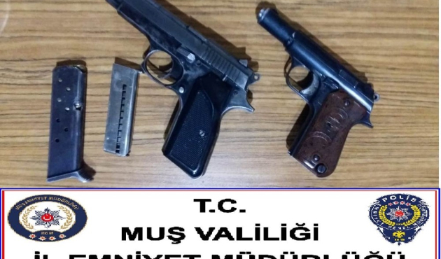 Muş’ta silah kaçakçıları tutuklandı