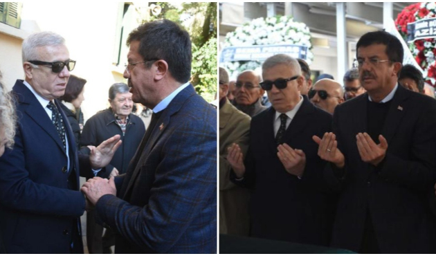 Annesinin cenazesine AK Parti'liler de katıldı
