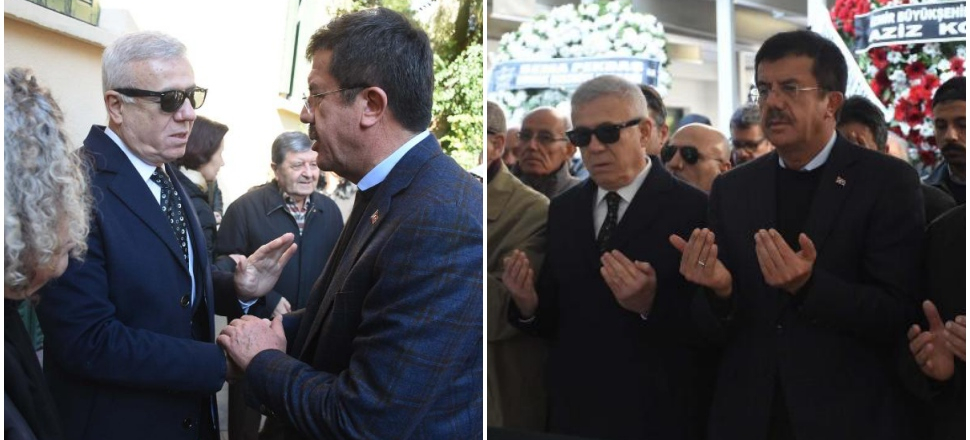 Annesinin cenazesine AK Parti'liler de katıldı