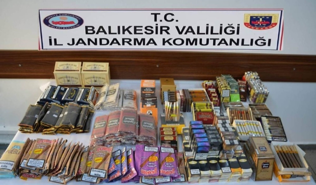 Balıkesir Edremit’te kaçak tütün operasyonu