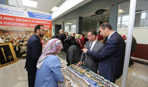 Gaziantep'te Şahinbey Belediyesi GAİF standına yoğun ilgi