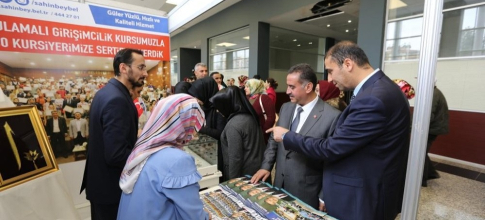 Gaziantep'te Şahinbey Belediyesi GAİF standına yoğun ilgi