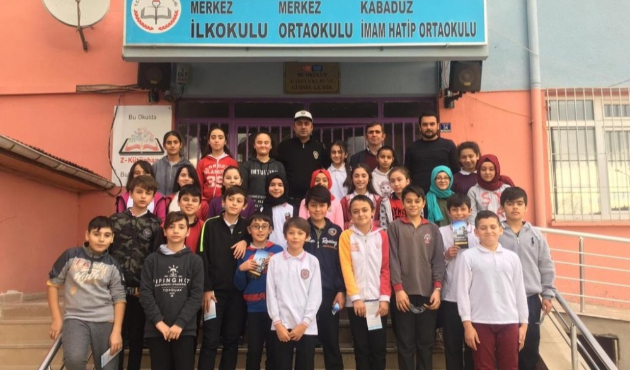 Ordu'da öğrencilere trafik eğitimi verildi