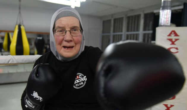72 yaşındaki 'Rocky Naciye' ringlerde!