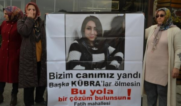 İstanbul Tuzla'da "Kübra" eylemi