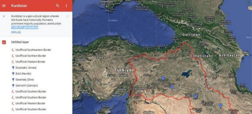 Google'dan skandal harita! Görüşmeler başladı...