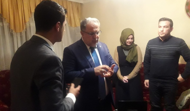 AK Parti’li Gülaçar’dan Sakçı ailesine taziye ziyareti