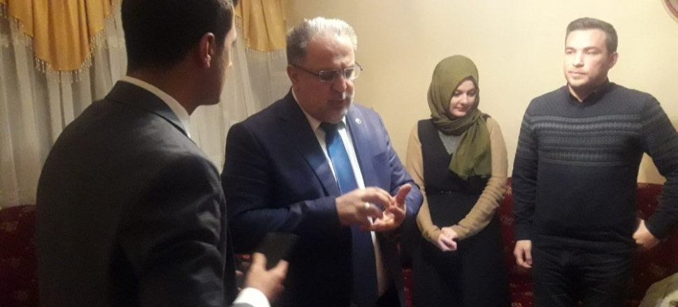 AK Parti’li Gülaçar’dan Sakçı ailesine taziye ziyareti