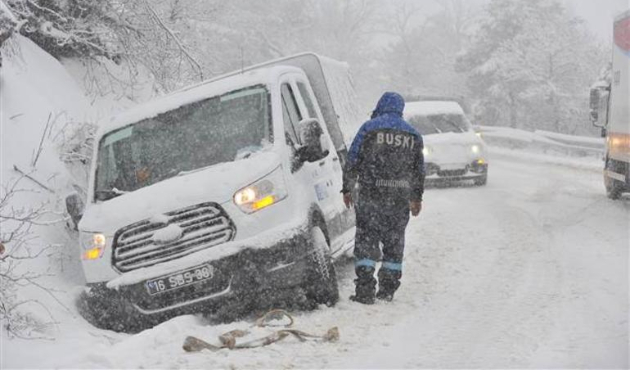 Araçlar yolda kaldı!