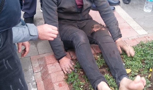 Batman'da uyarıyı dikkate almadı, akıma kapılıp yaralandı