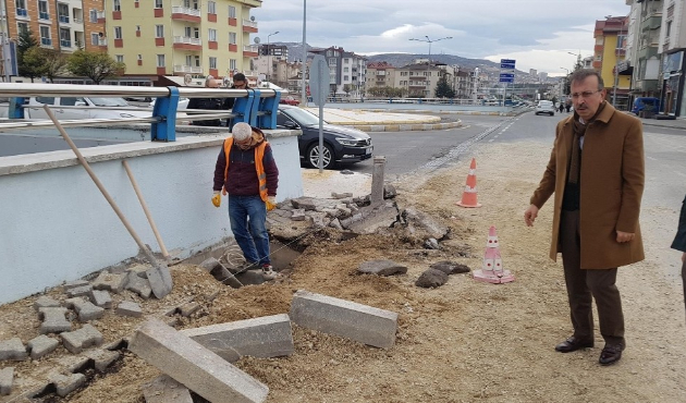 Nevşehir'de Atilla Seçen hizmet alanlarını denetledi