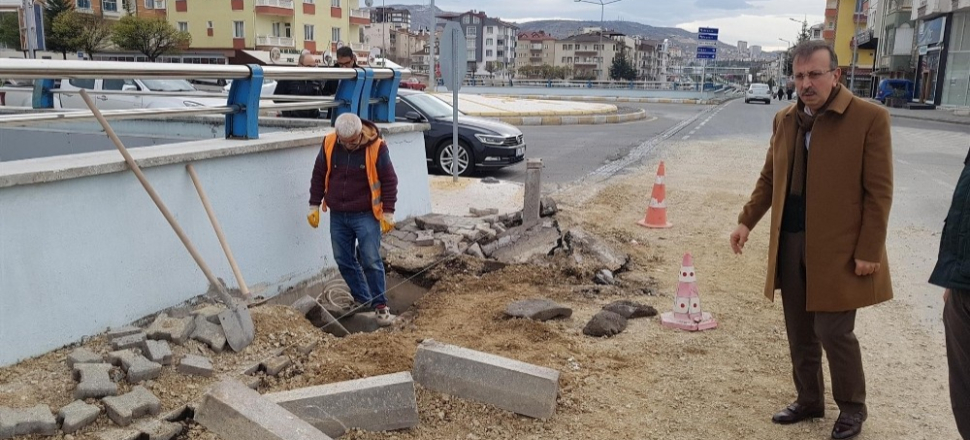 Nevşehir'de Atilla Seçen hizmet alanlarını denetledi