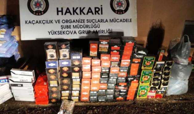 Hakkari'de kaçakçılık operasyonu
