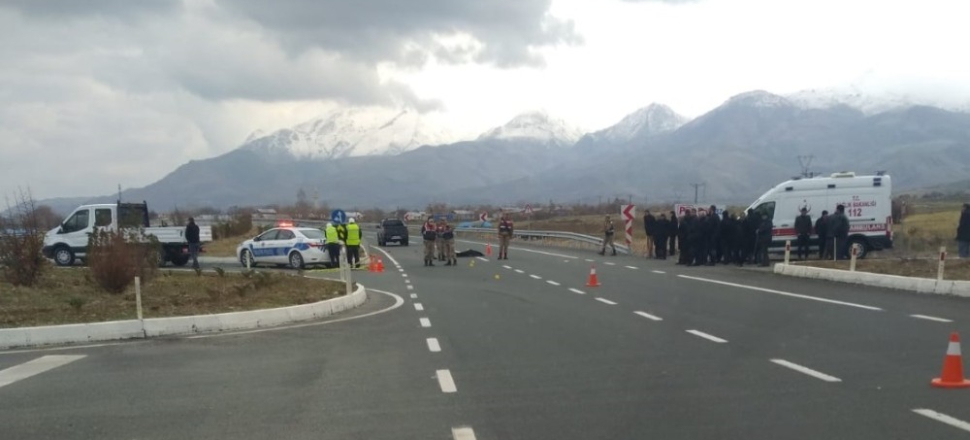 Elazığ’da trafik kazası:1 ölü