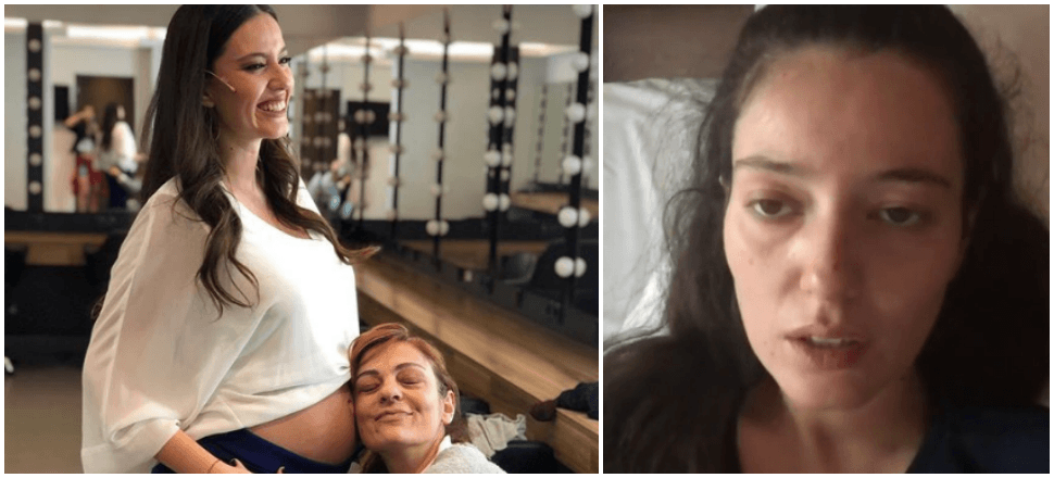 İkiz çocuk bekleyen Pelin Akil domuz gribi oldu!