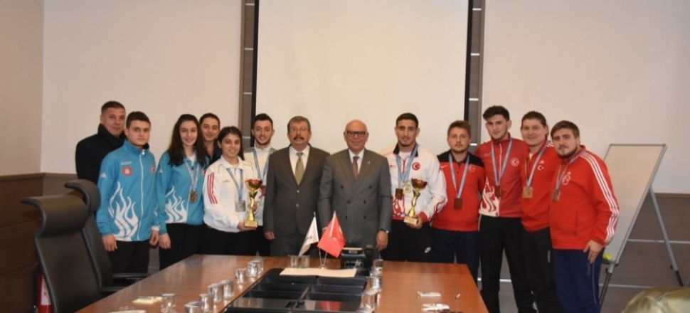 Tekirdağ'da “Süper” judocular Başkan Eşkinat ile buluştu