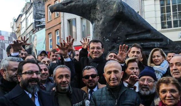 Ekrem İmamoğlu'ndan 'Çarşı'ya ziyaret