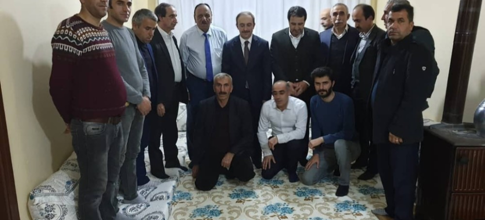 Hakkari'de Başkan Epcim’den Tan ve Özdinç ailelerine ziyaret