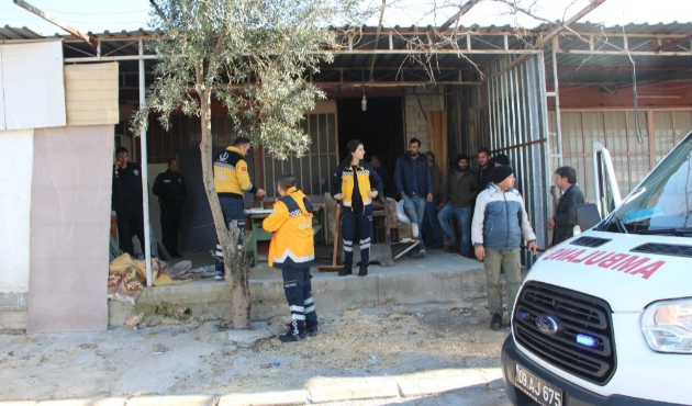 Aydın'da ısınmak için teneke yaktı hayatından oldu