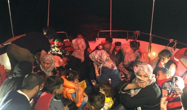 Aydın Didim'de 23 göçmen yakalandı
