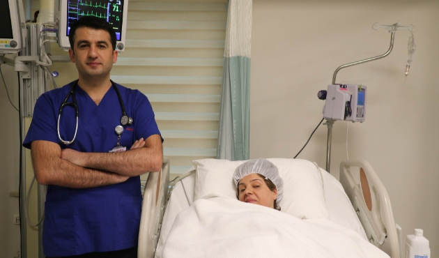 Diyarbakır'da doktorun dikkati ile hayata tutundu