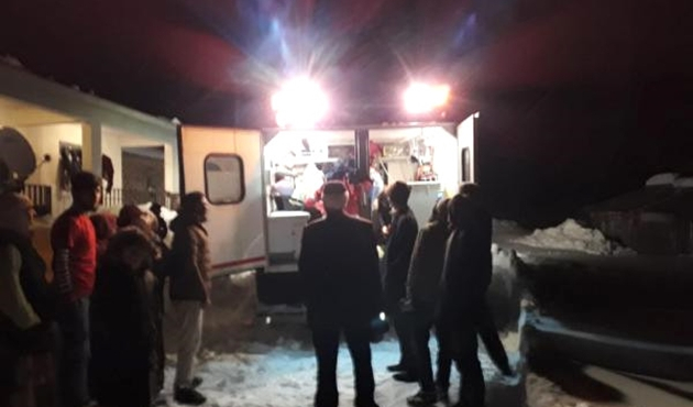 Bingöl'de 2 aylık bebek kurtarıldı