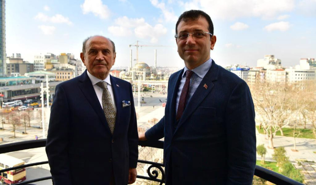 Ekrem İmamoğlu'dan Topbaş'a ziyaret!