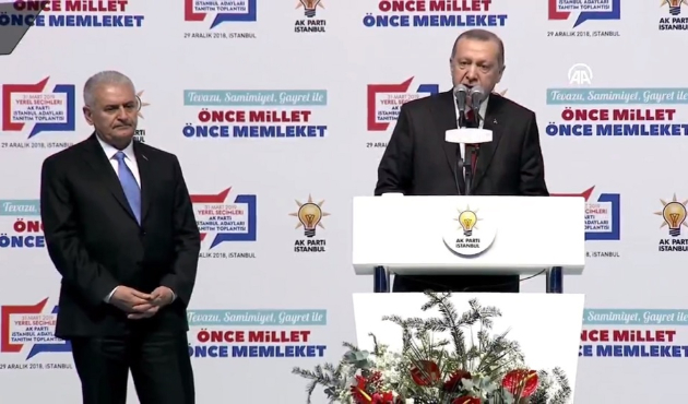 AK Parti'nin İstanbul adayı Binali Yıldırım!