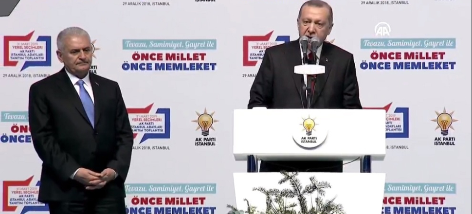 AK Parti'nin İstanbul adayı Binali Yıldırım!
