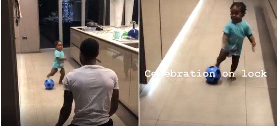 Raheem Sterling'in oğlu hayrete düşürdü!