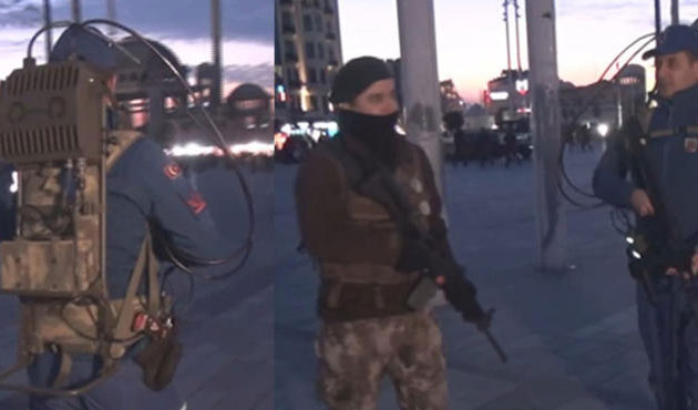 Taksim'de 'drone savar’lı önlem