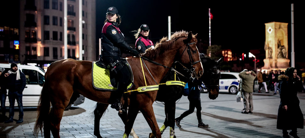 Taksim'de 'drone savar’lı önlem