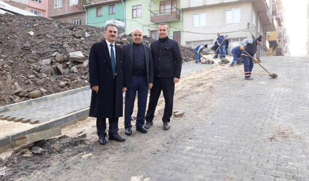 Bursa Gemlik’te cadde ve sokaklar yenileniyor