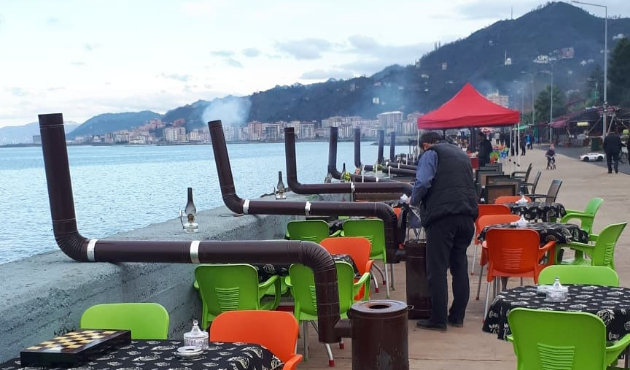 Sahil soğuğuna Rize işi çözüm!