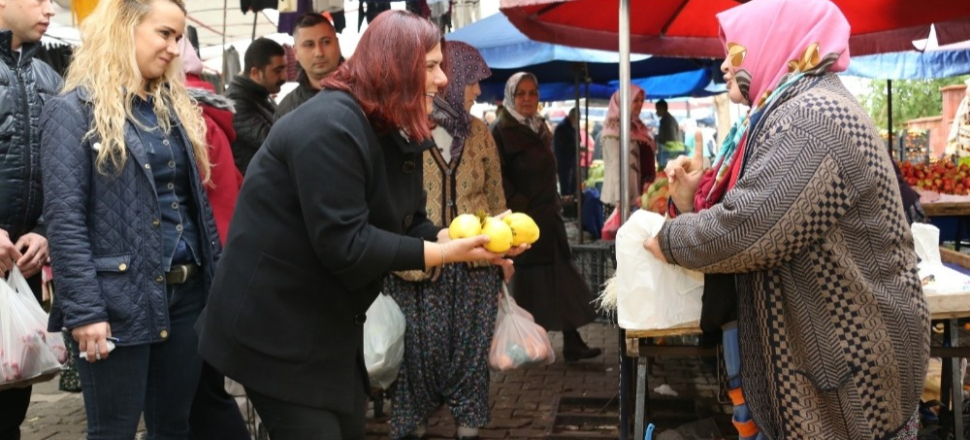Aydın'da Başkan Çerçioğlu, esnaf ziyaretinde bulundu