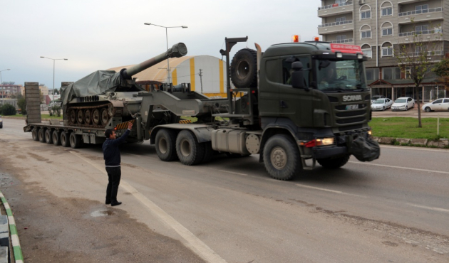 Hatay'dan Gaziantep'e obüs sevkiyatı!